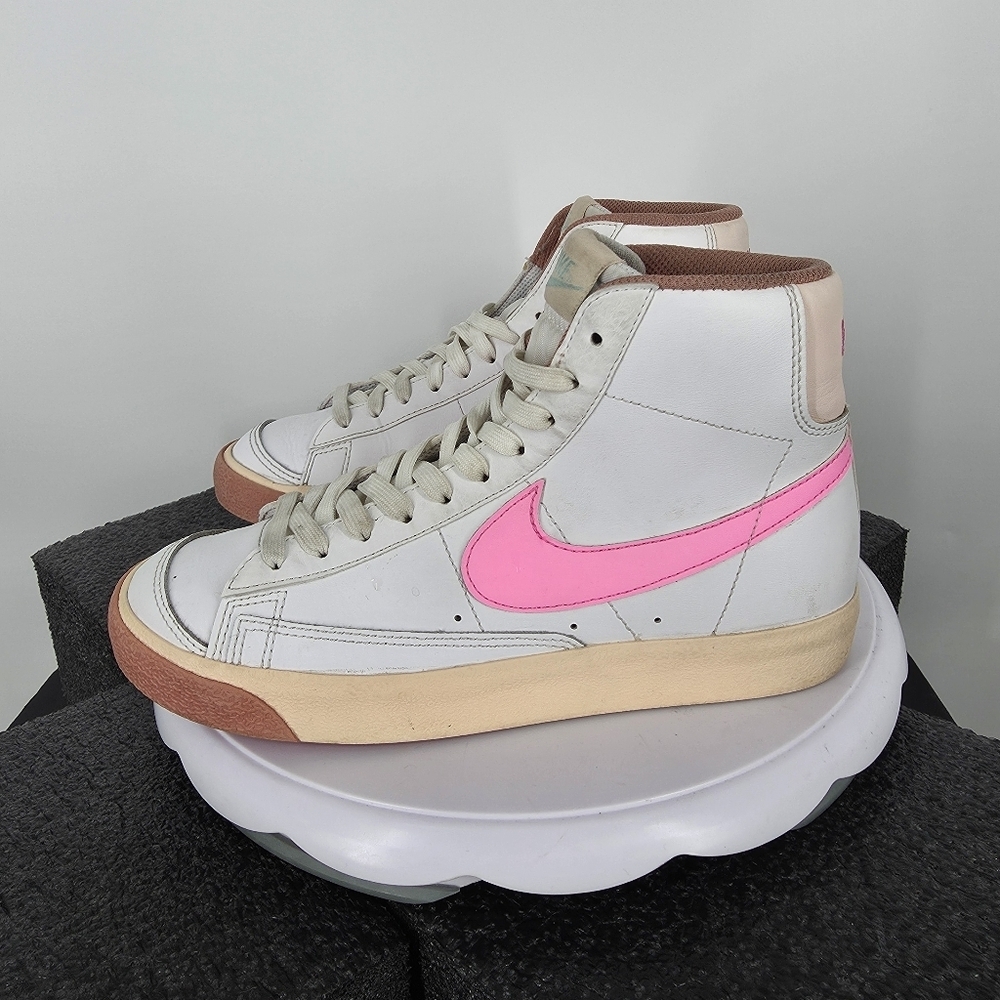 Nike Blazer Mid 77 GS White Pink Spell Gum DZ2900-100 Youth 6Y Women’s 7.5 Shoes